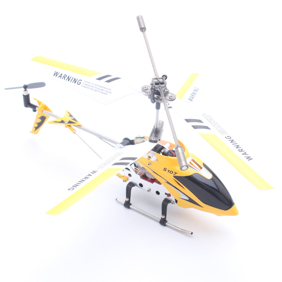 Rc Helicopter Gyro - เฮลิคอปเตอร์บังคับวิทยุขนาดเล็ก S107g 3 ช่องสัญญาณ อินฟราเรด สีเหลือง