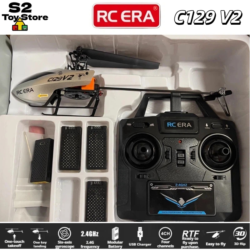 Rc Helicopter Gyro - เฮลิคอปเตอร์บังคับวิทยุ RC ERA C129V2 4CH 2.4GHz