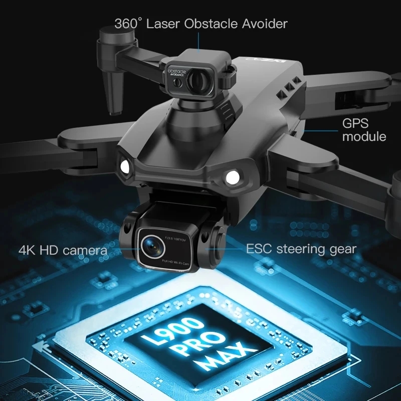 L900 Pro MAX GPS โดรน 4K Profe - Rc Helicopter Electric บทวิจารณ์และราคา