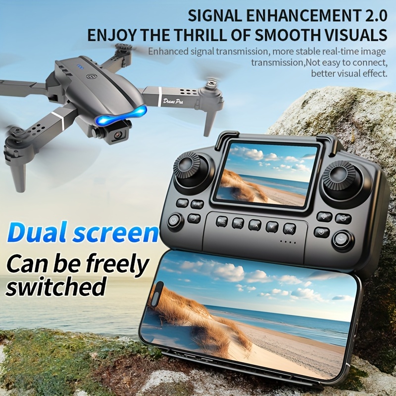 โดรนพับได้รุ่น E99 PRO MAX พร้ - Rc Helicopter Electric บทวิจารณ์และราคา