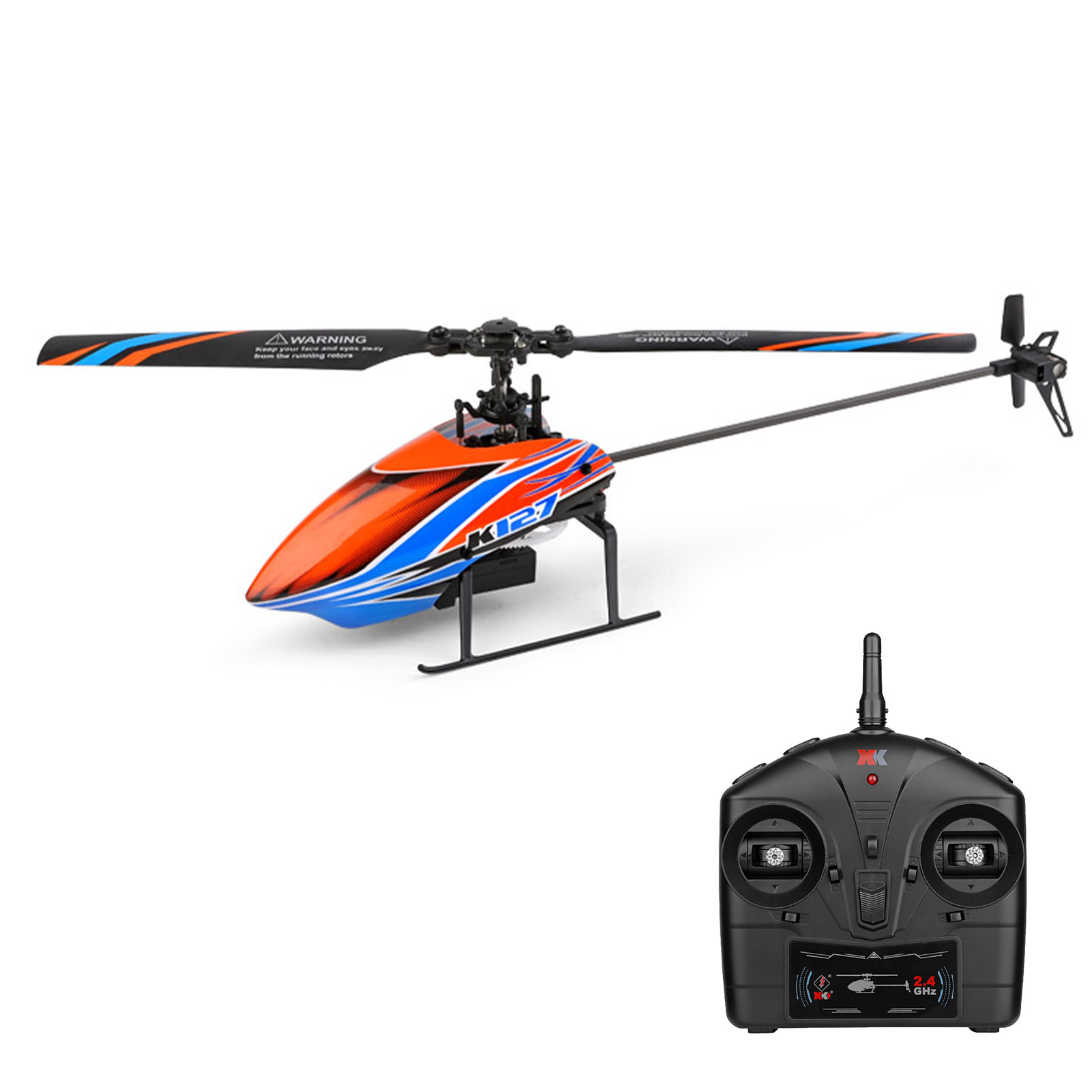 WLtoys XK K127 4CH 6-แกน Gyro  - Rc Helicopter Gyro บทวิจารณ์และราคา